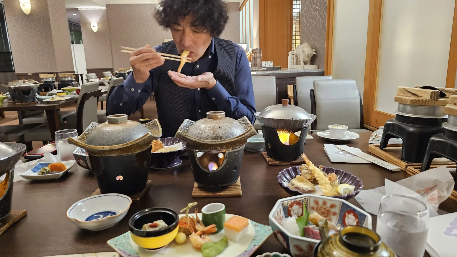 延対寺荘のお料理