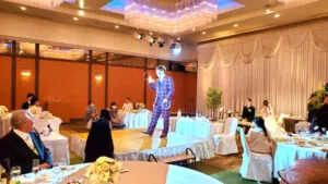 結婚式・プライベートパーティのみなさまへ:出張マジシャン コンプレッサー 21 20210501 185004 768x432 1 - 出張マジックショー
