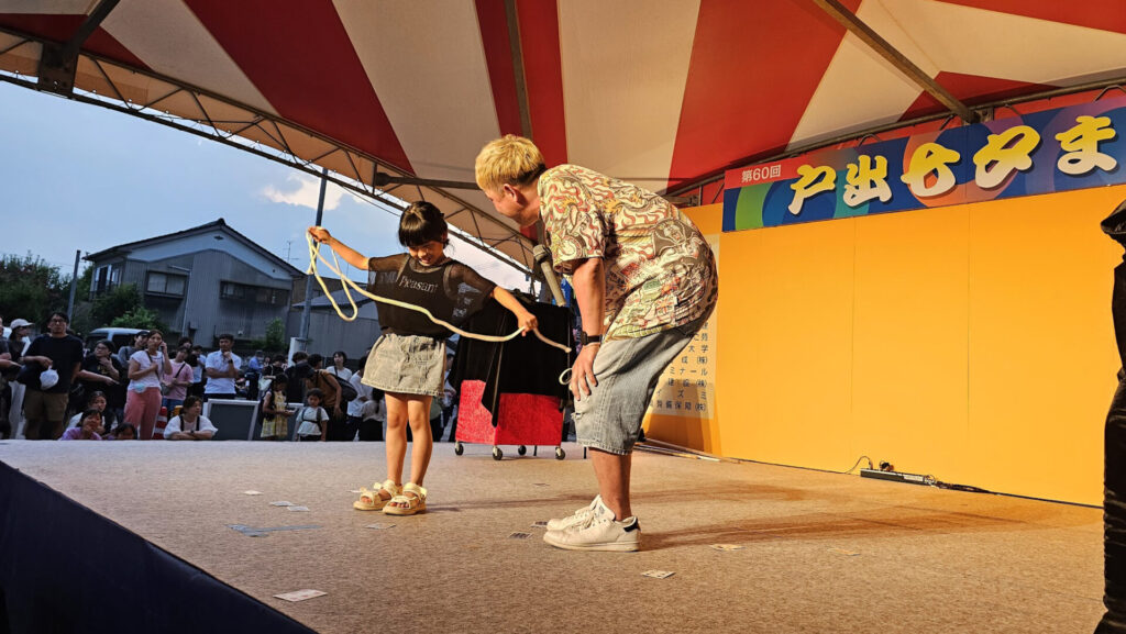 第60回戸出七夕まつり マジックショー