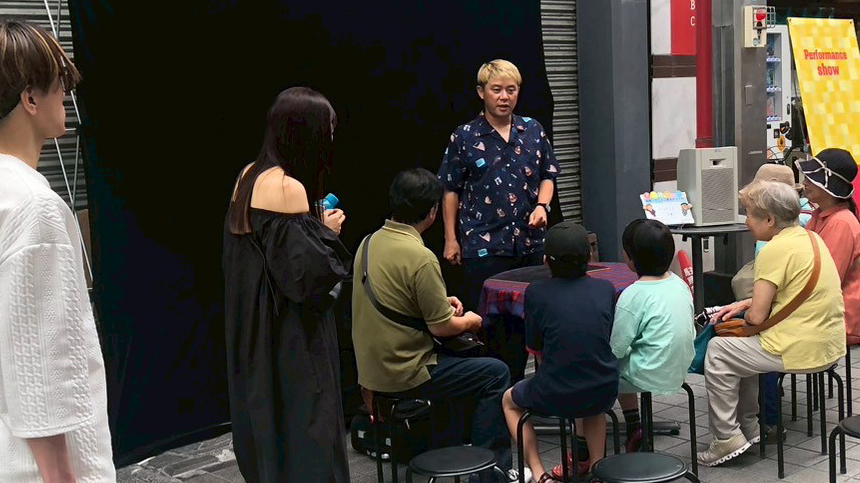 街なかで伝えるマジック