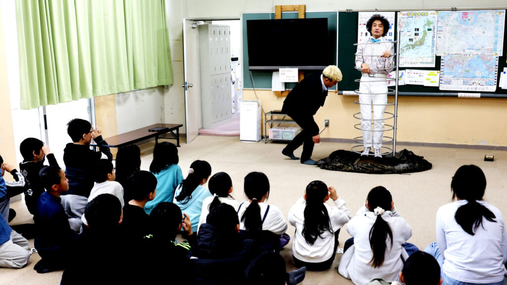 イリュージョンを演じるコンプレッサー＆ともやん