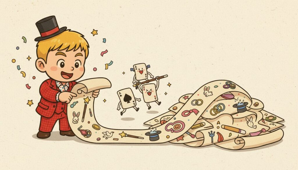 最高のショーを作る相棒「マジック セットリスト」