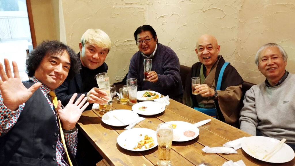 三遊亭良楽師匠、柳家さん生師匠、コンプレッサー、ともやん