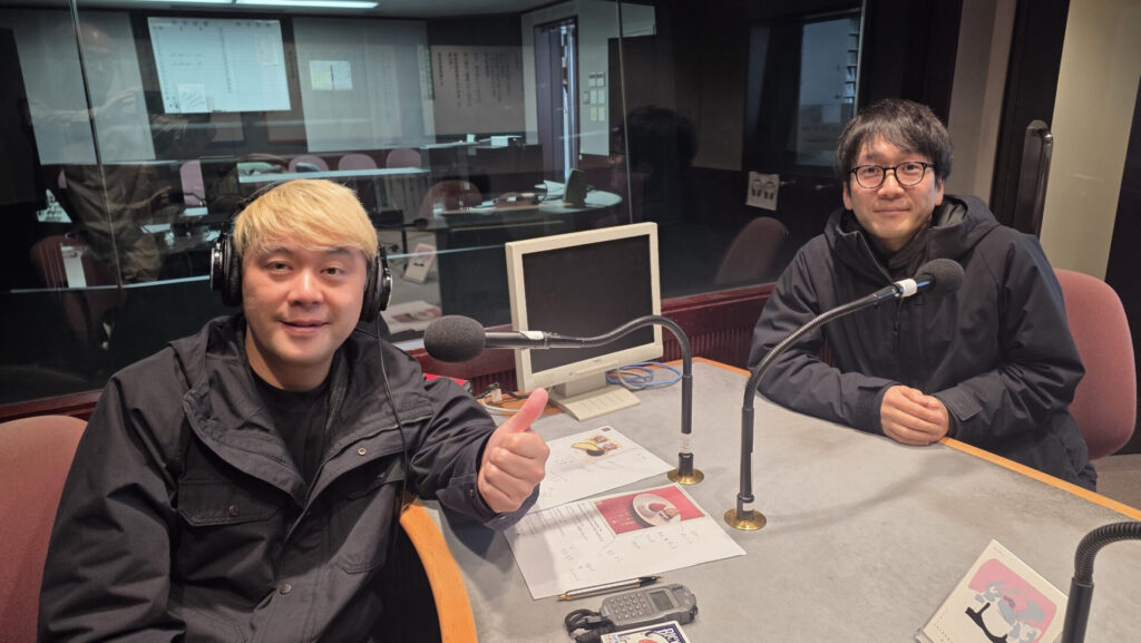 放生若狭屋　黒岩店長　と　マジシャンのコンプレッサーさん