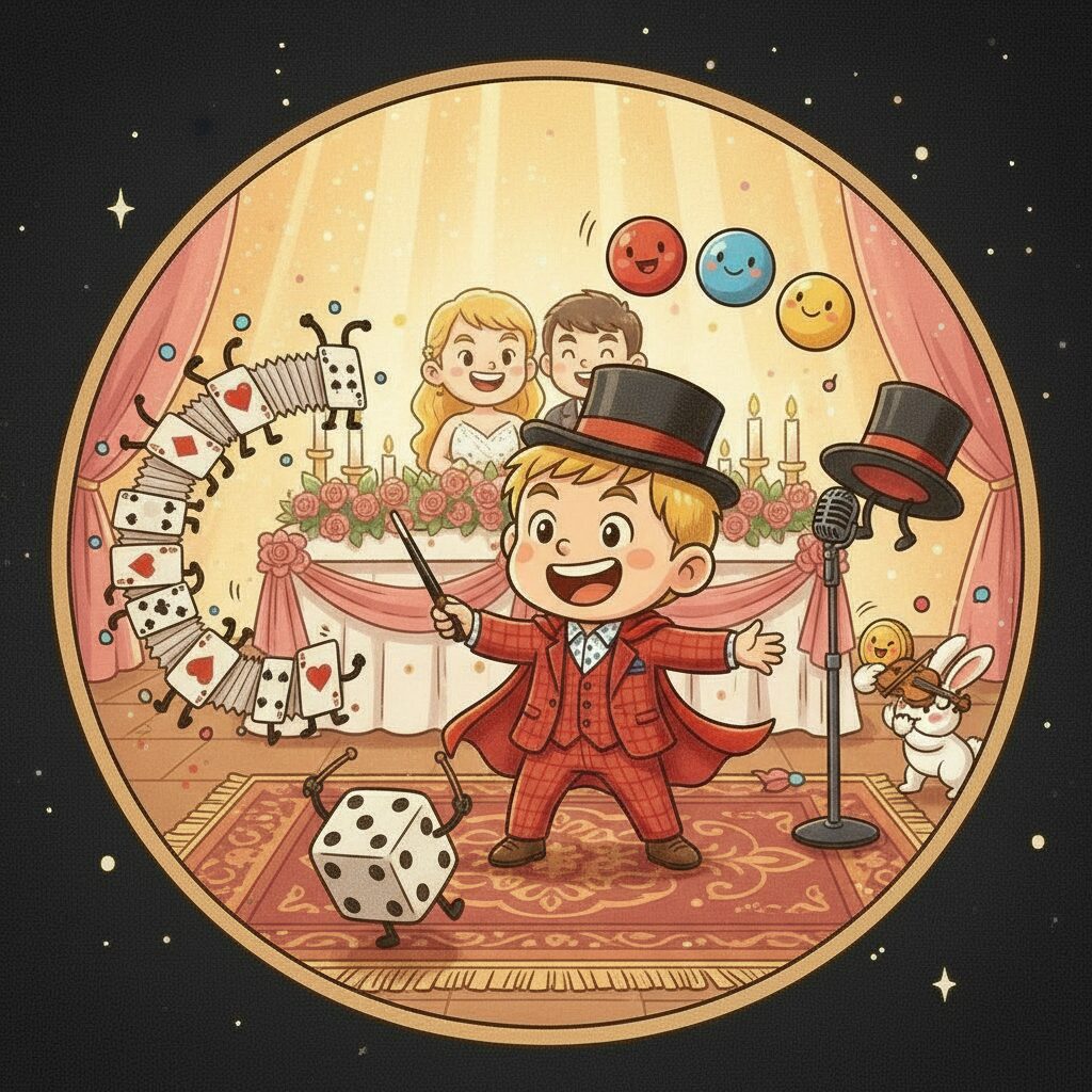 結婚式前の1時間を笑顔に！富山で「テーブルマジックおもてなし」がレギュラー化決定！！